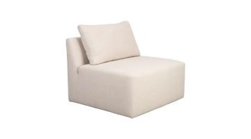 Element Prosper van Zuiver in zandkleur schuin van voren gefotografeerd.