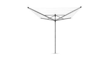 Droogmolen Brabantia Lift-O-Matic volledig uitgeklapt in open positie.