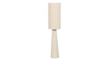 WOOOD Vloerlamp Loft Bouclé Naturel met Strepen 130x30 cm