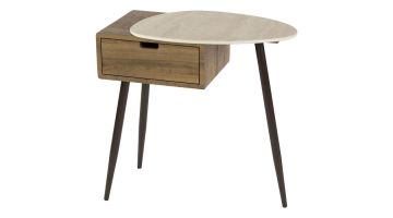 Nachtkastje Travino 1 Lade Rechts - Keramiek Travertin