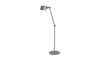 Tonone Bolt Floor vloerlamp in Flux Green met verstelbare arm en industriële uitstraling
