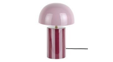 Korte alt tag: Tafellamp Rayado mauve lavendel vrijstaand