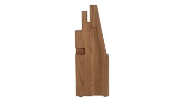 Decoratief object Vieste XL van sunkay hout in Golden Oak finish