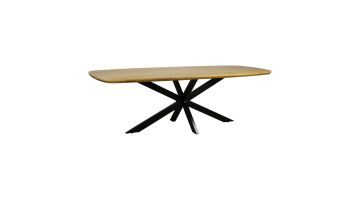 Eetkamertafel William Deens Ovaal naturel 260x110 cm