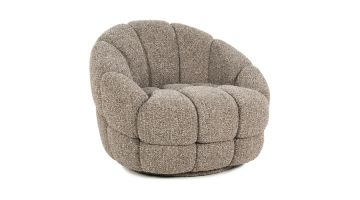 Eleonora Draaibare Fauteuil Tina Taupe Flou