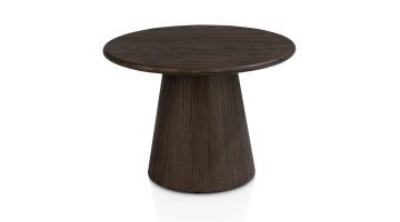 Henders & Hazel bijzettafel Ravello basalt 60 cm met rond blad en conische voet