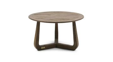 Rivièra Maison Miller ronde salontafel van gerecycled eikenhout 70 cm.