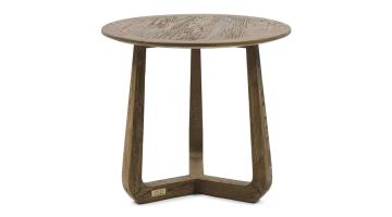 Rivièra Maison Miller ronde bijzettafel van gerecycled eikenhout 60 cm.