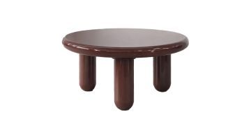 COCOmaison salontafel Mauro bordeauxrood vrijstaand vooraanzicht