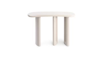 COCOmaison Wandtafel Jonne Crème vrijstaand vooraanzicht