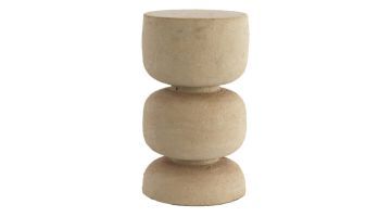 Light & Living bijzettafel Jalon Beige met gestapelde ronde vormen