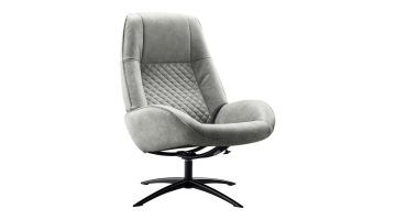 INHOUSE Draaifauteuil Irabo Grijs