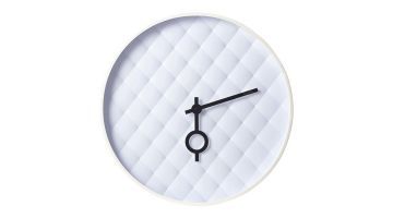 Wandklok 3D Wit