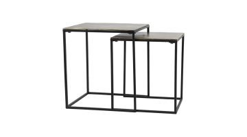 Trendhopper Bijzettafel Papel Brons Set van 2