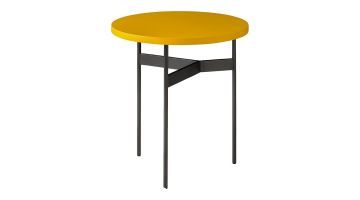 Leolux Bijzettafel Tampa Round Spruzza Kurkuma