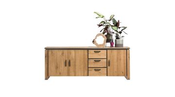 Henders-en-hazel-dressoir-farmland-deuren-laden-opbergruimte-hout-metaal-vooraanzicht