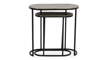 Light & Living Sidetable Bocov Ovaal Set van 2