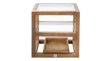 Riviera-Maison-End-Table-Wainscott-Hout-Glas-Bijzettafel-55-vooraanzicht