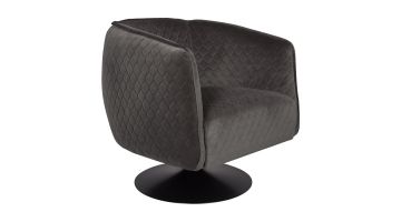 Cartel Living Draaifauteuil Jazz grijs