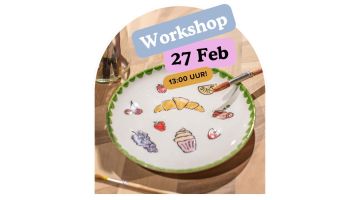Inschrijving Workshop Keramiek Schilderen