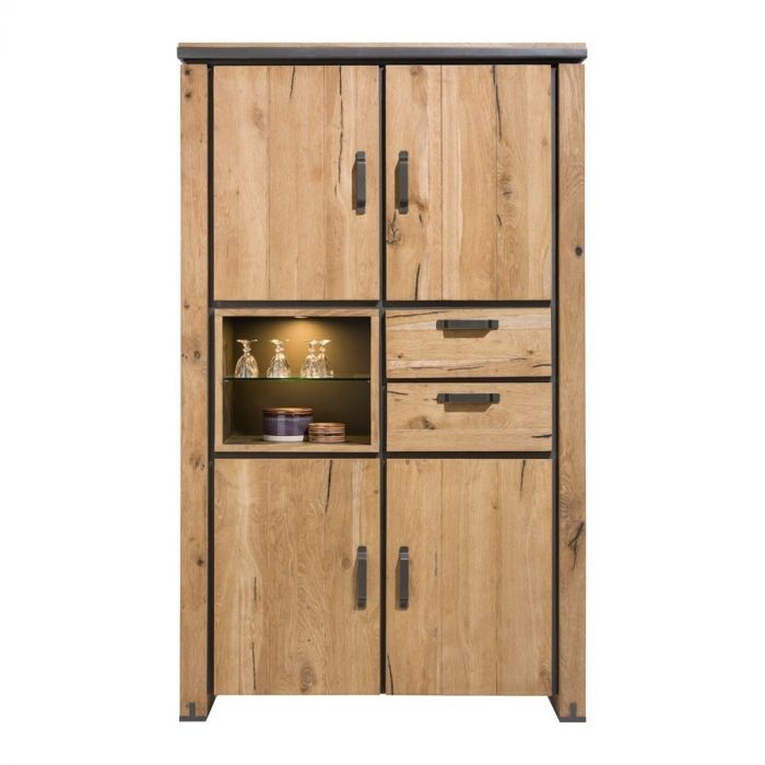 Henders-Hazel-bergkast-farmland-eiken-fineer-railway-brown-vooraanzicht