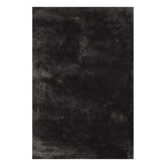 Donkergrijs vloerkleed Lagio 200x290 cm met zachte polyester structuur en subtiele kleurnuances