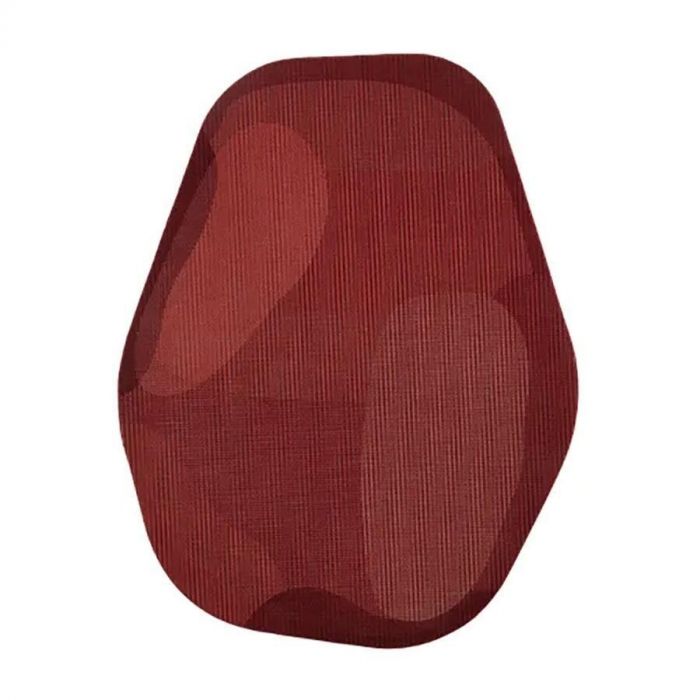 Organisch gevormd Leolux karpet Foliage in warme roodtinten, ontworpen door Studio Truly Truly.