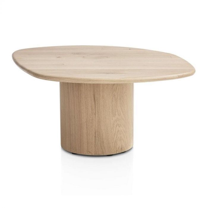 Salontafel Palma in massief eiken, vooraanzicht