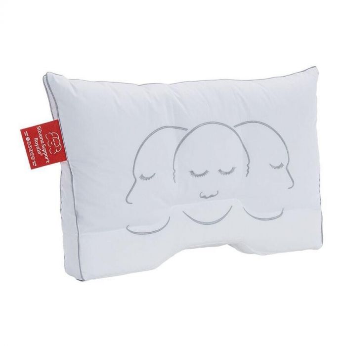 Silvana Support Royale kussen vooraanzicht. De rode variant (extra zacht).