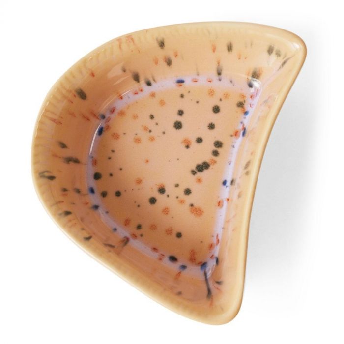 Close-up van het HKLIVING Tapas Schaaltje Shell in organische schelpvorm.