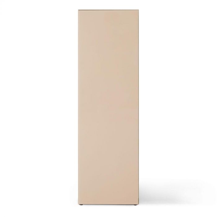 HKLIVING Pilaar Spiegel Nude M in frontaal aanzicht, volledig zichtbaar met strakke nude afwerking.