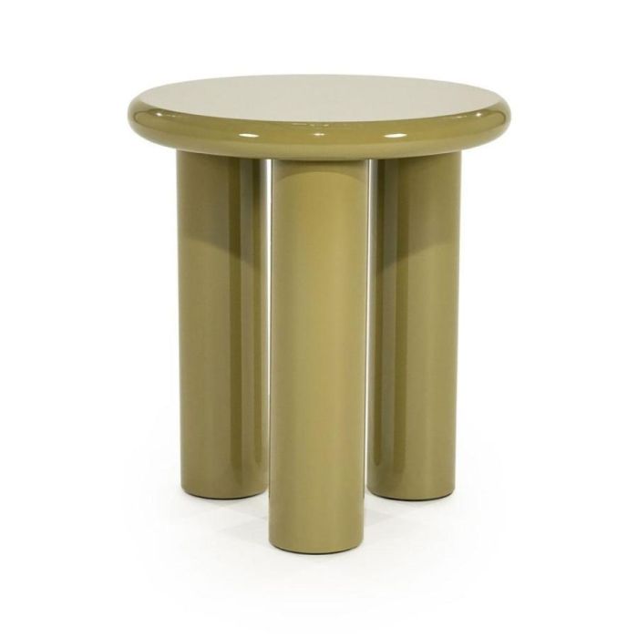 By-Boo bijzettafel Bloop groen met drie cilindervormige poten en ronde top