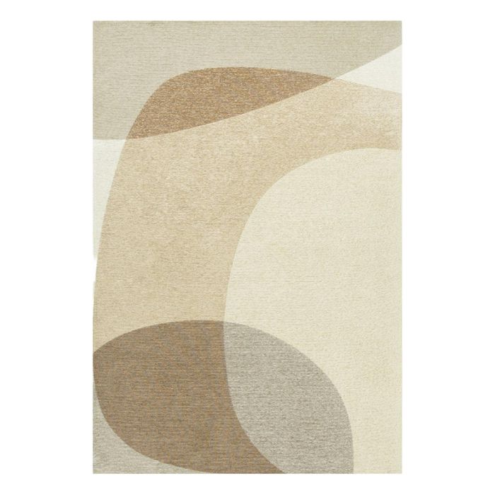 Vloerkleed Etro Profijt Meubel naturel met organische vormen en beige tinten