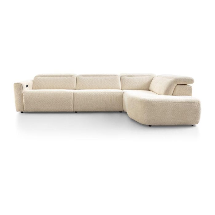 House of Dutchz 2100 hoekbank in boucléstof Anthology 20-cream met luxe design