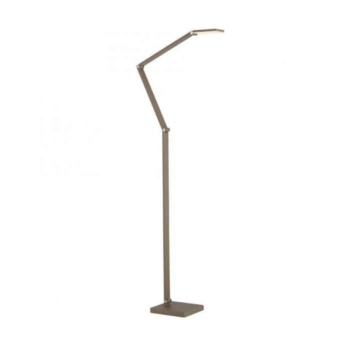 Samsky vloerlamp in brons met slank en verstelbaar design