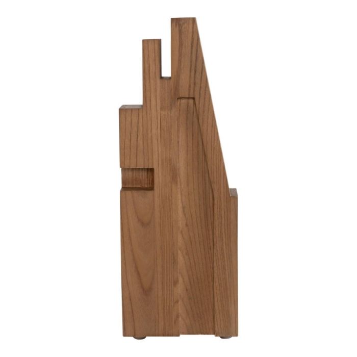 Decoratief object Vieste XL van sunkay hout in Golden Oak finish