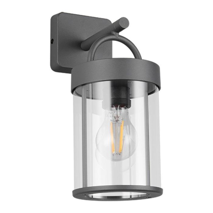 Almeria buitenwandlamp in antraciet schuin van voren