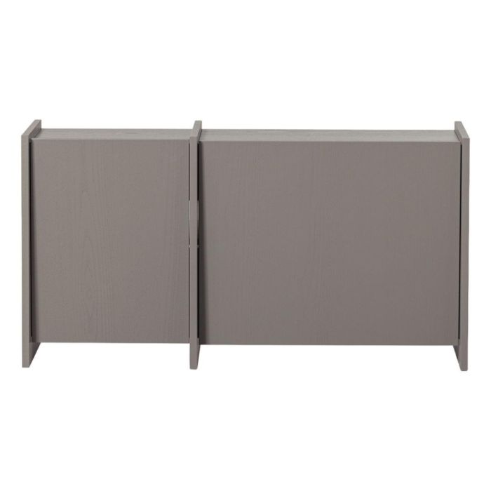 WOOOD Brock tv-meubel 102 cm warmgrijs met gesloten deuren