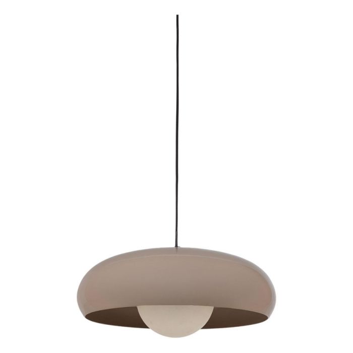 WOOOD Tivo hanglamp van hoogglans metaal in zandkleur met ronde vorm