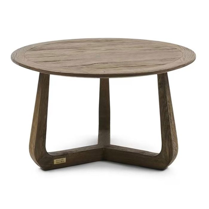 Rivièra Maison Miller ronde salontafel van gerecycled eikenhout 70 cm.