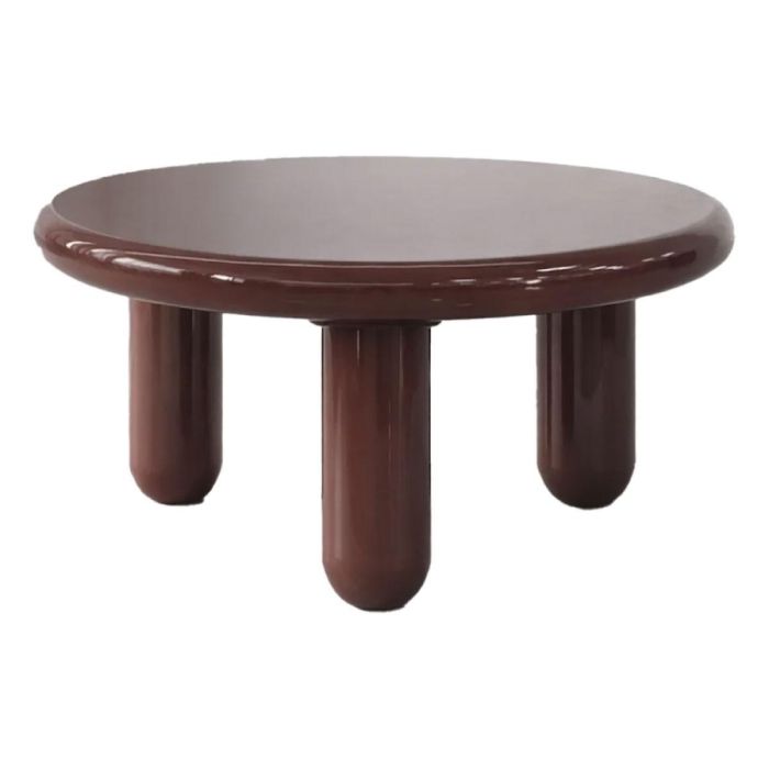 COCOmaison salontafel Mauro bordeauxrood vrijstaand vooraanzicht