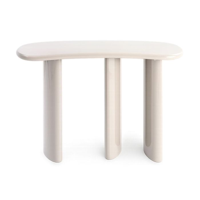 COCOmaison Wandtafel Jonne Crème vrijstaand vooraanzicht