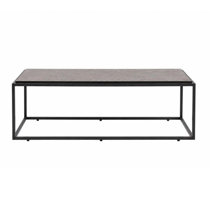 COCOmaison salontafel Stand Up met zwart frame en bruin marmerlook blad