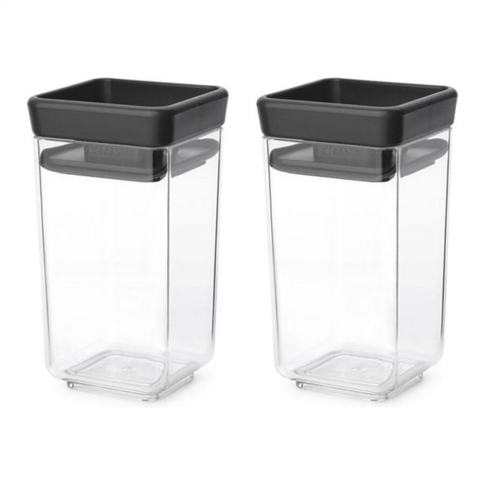 Brabantia Tasty Voorraadpot stapelbaar, Light Grey, 1.6L