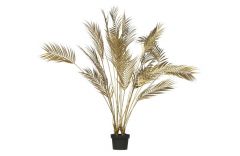 WOOOD Kunstplant Palm Goud 
