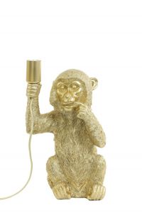 Light & Living Tafellamp Monkey Goud Klein