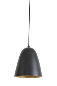 Trendhopper Hanglamp Sumeri Ø18x20 cm Mat Zwart-Goud