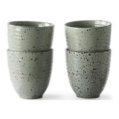 HKliving Mug Green Gradient Ceramics (set van 4)