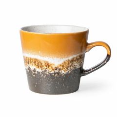 HKliving Cappuccino Mug 70's Ceramics Fire