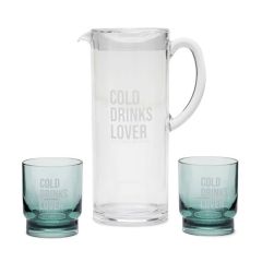 Rivièra Maison Cold Drinks Lover Jug & Glasses Set